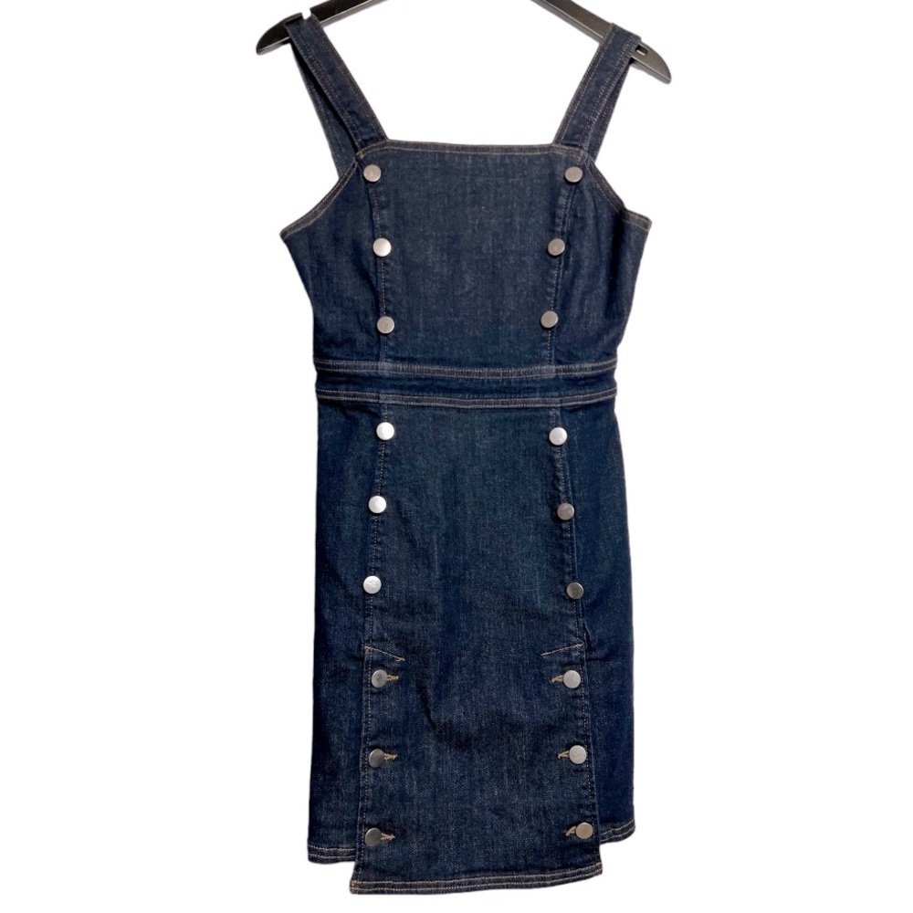 BLDWN Zoe Denim Mini Tank Dress Dark Rinse XSmall